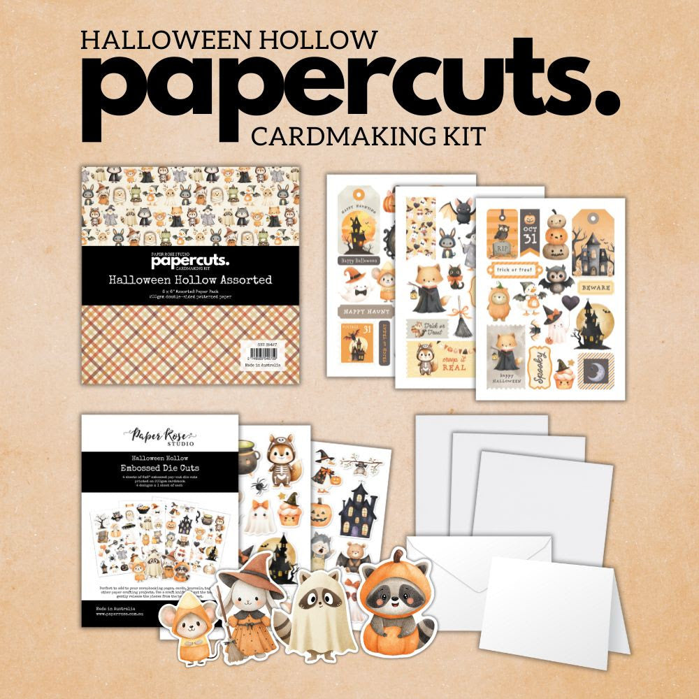 Halloween Hollow Papercuts Cardmaking Kit 35427-1