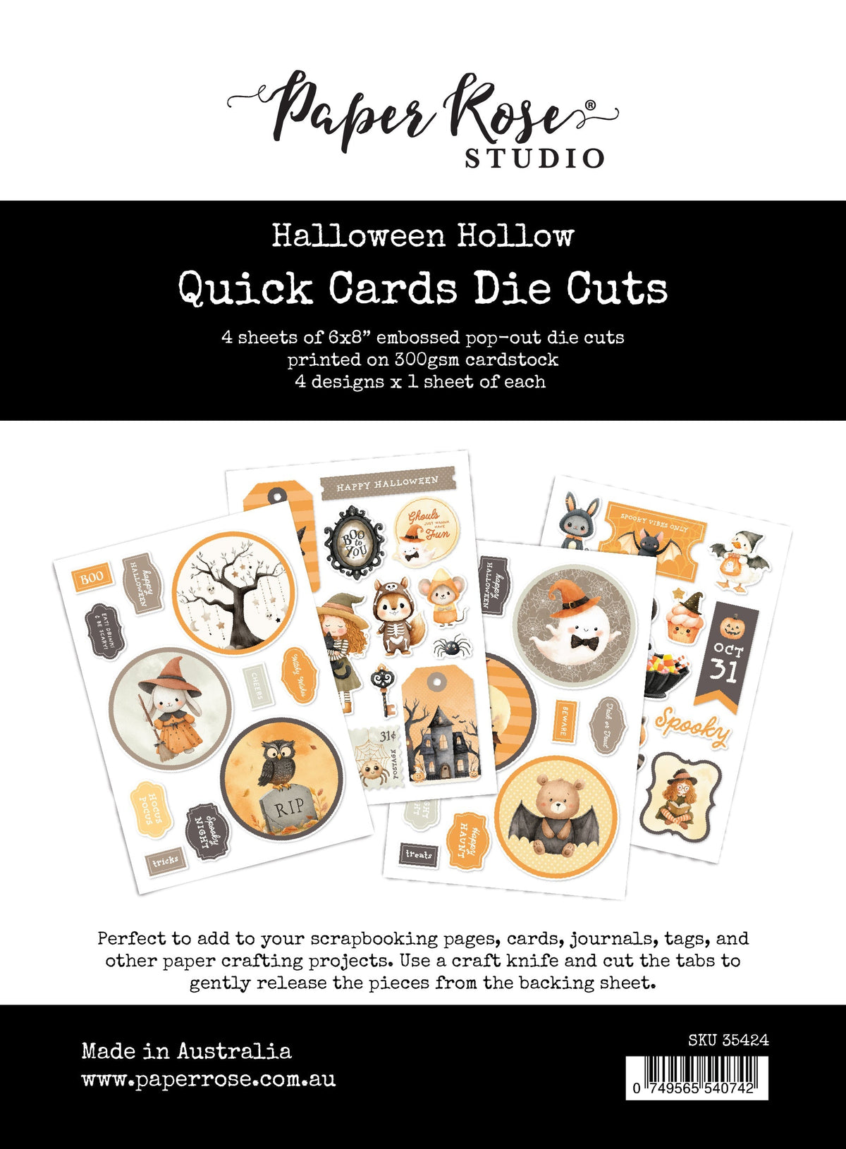 Halloween Hollow Quick Card Die Cuts 35424-1