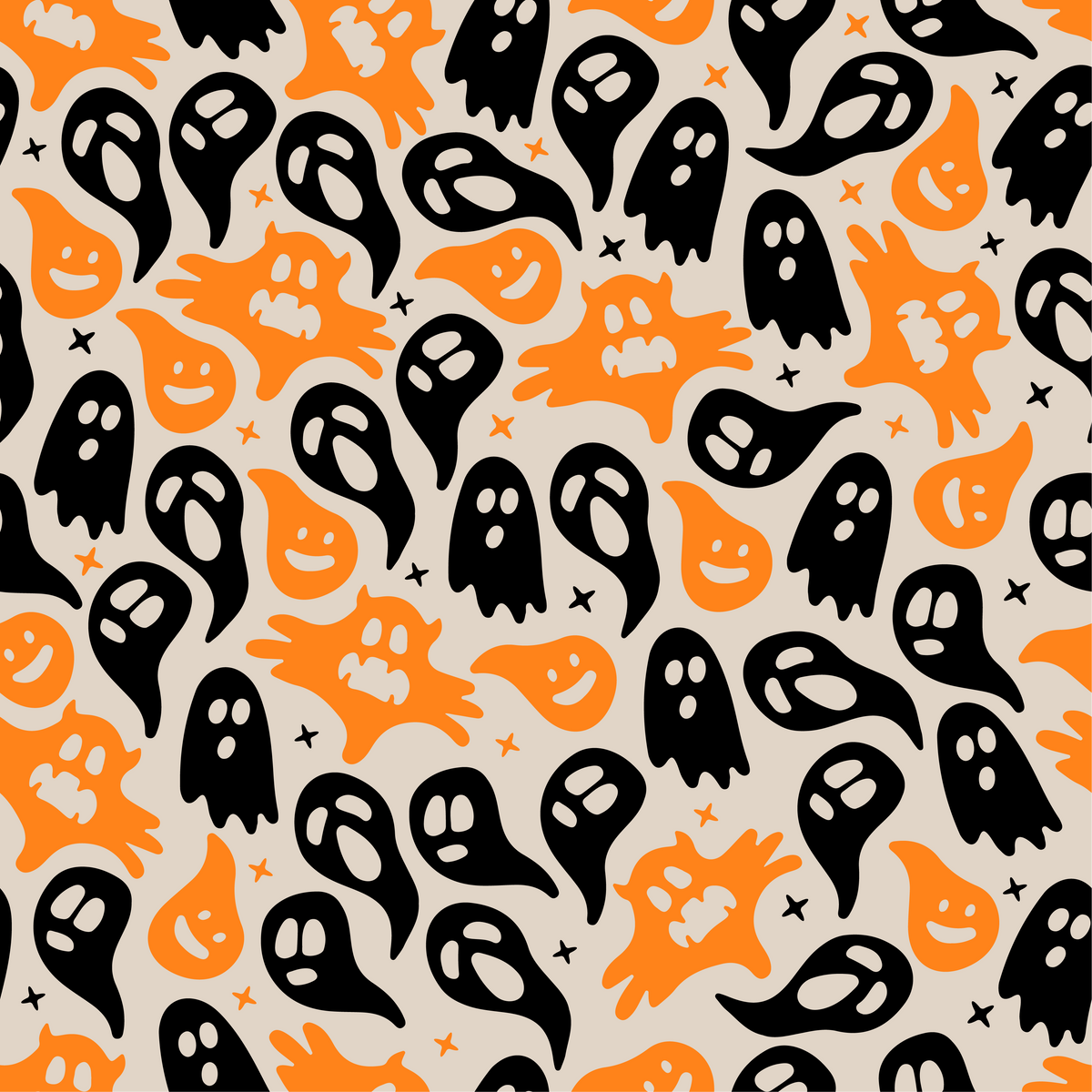 Craft HTV Halloween Ghost Pattern 2-1