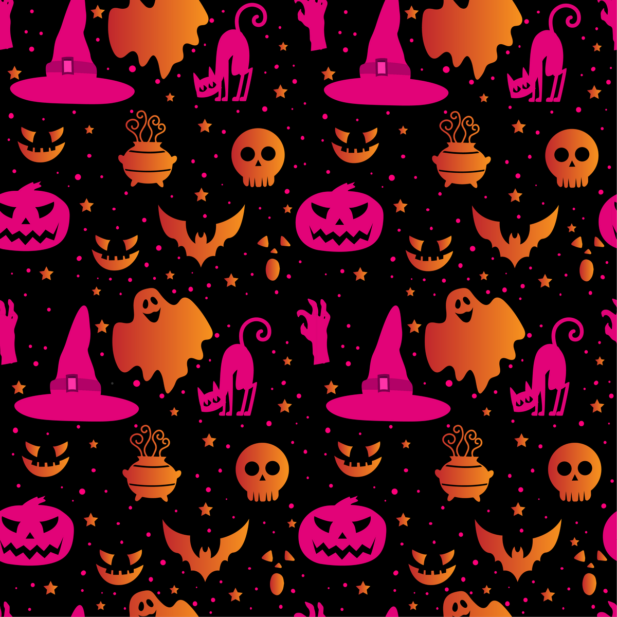 Craft HTV Spooky Halloween 2 Pattern-1