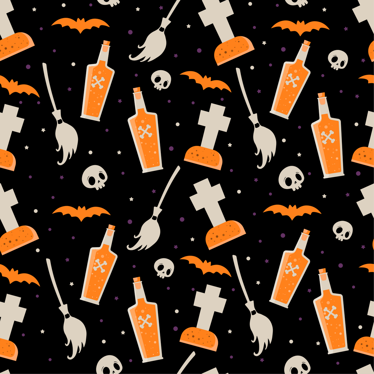Craft HTV Spooky Halloween 3 Pattern-1