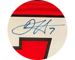 Dougie Hamilton Autographed New Jersey Devils Home Red Adidas Jersey-2