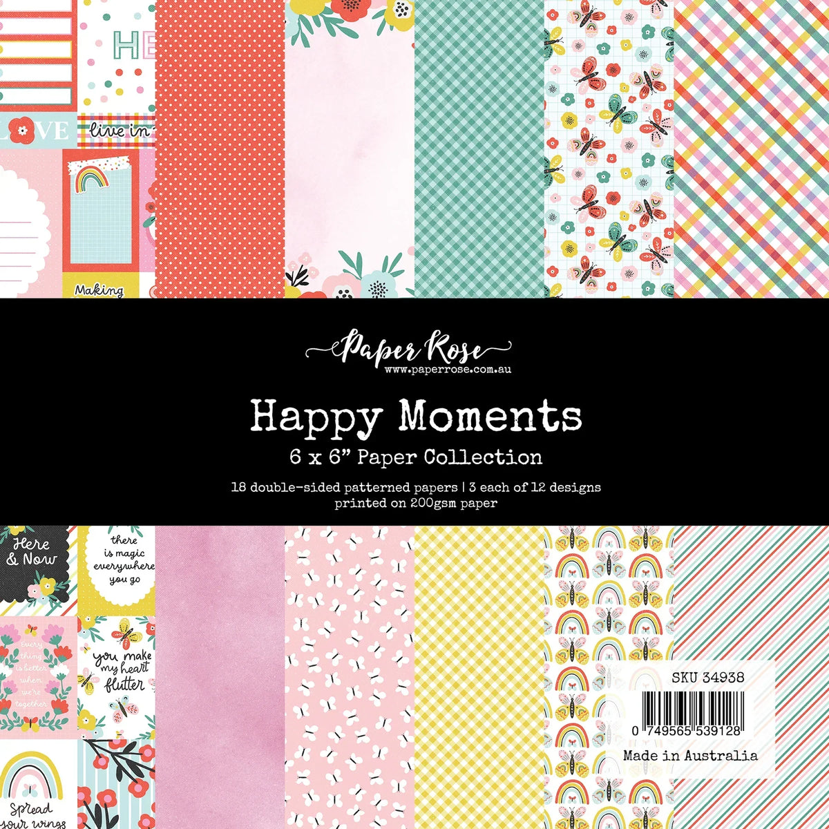 Collection de papiers Happy Moments 6x6 34938-1