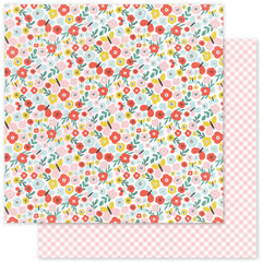 Bloc de papier 30,5 x 30,5 cm « Happy Moments Basics » (lot de 12 pièces) 34968-1