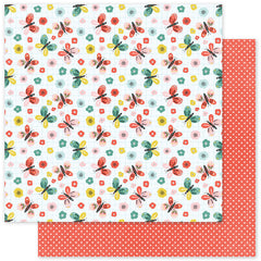 Lot de 12 papiers 30,5 x 30,5 cm « Happy Moments E » (12 pièces) 34956-1