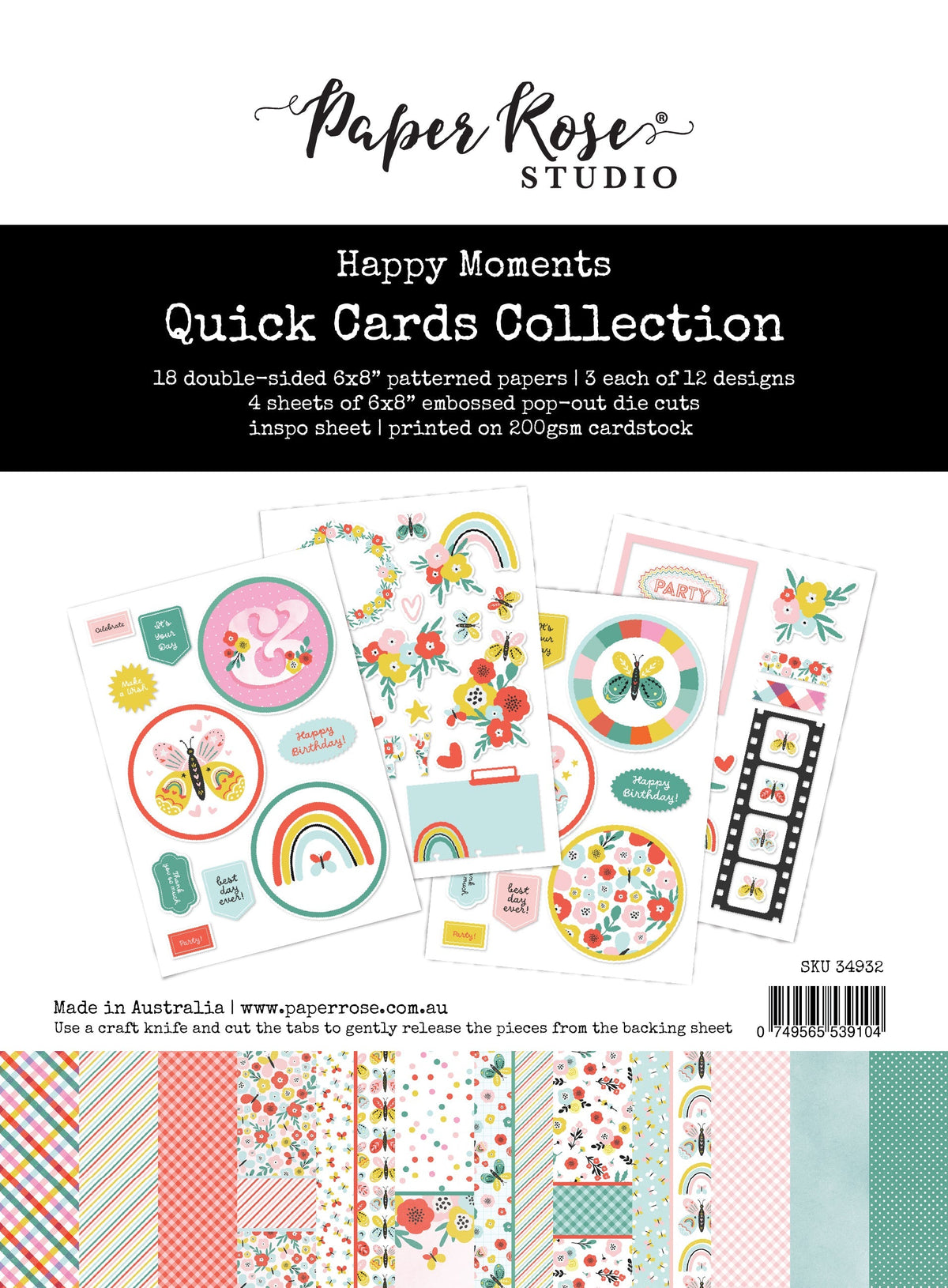 Collection de cartes rapides Happy Moments 34932-1