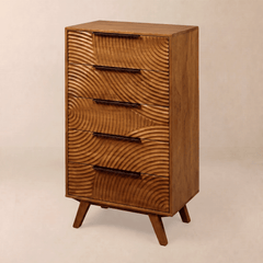 Harmony Solid Wood Dresser with 5 Drawers-1