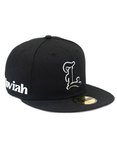 Loviah 'Big L' Fitted Cap - Black-1