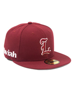 Loviah 'Big L' Fitted Cap - Cardinal-1