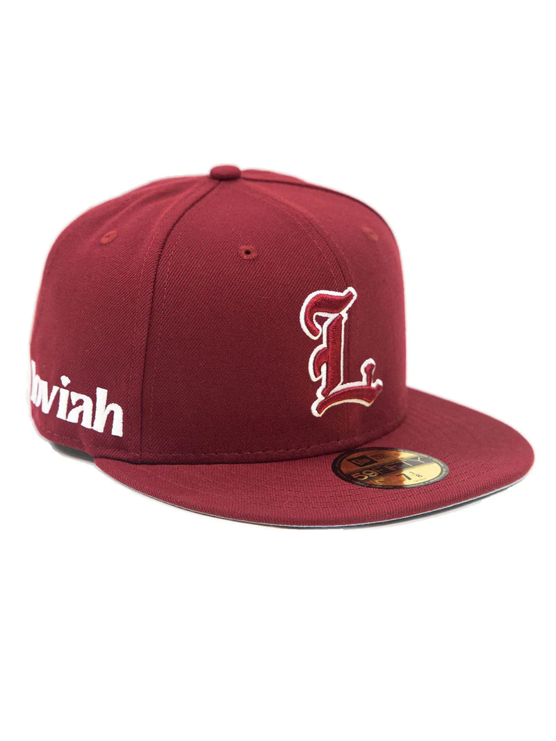 Loviah 'Big L' Fitted Cap - Cardinal-1