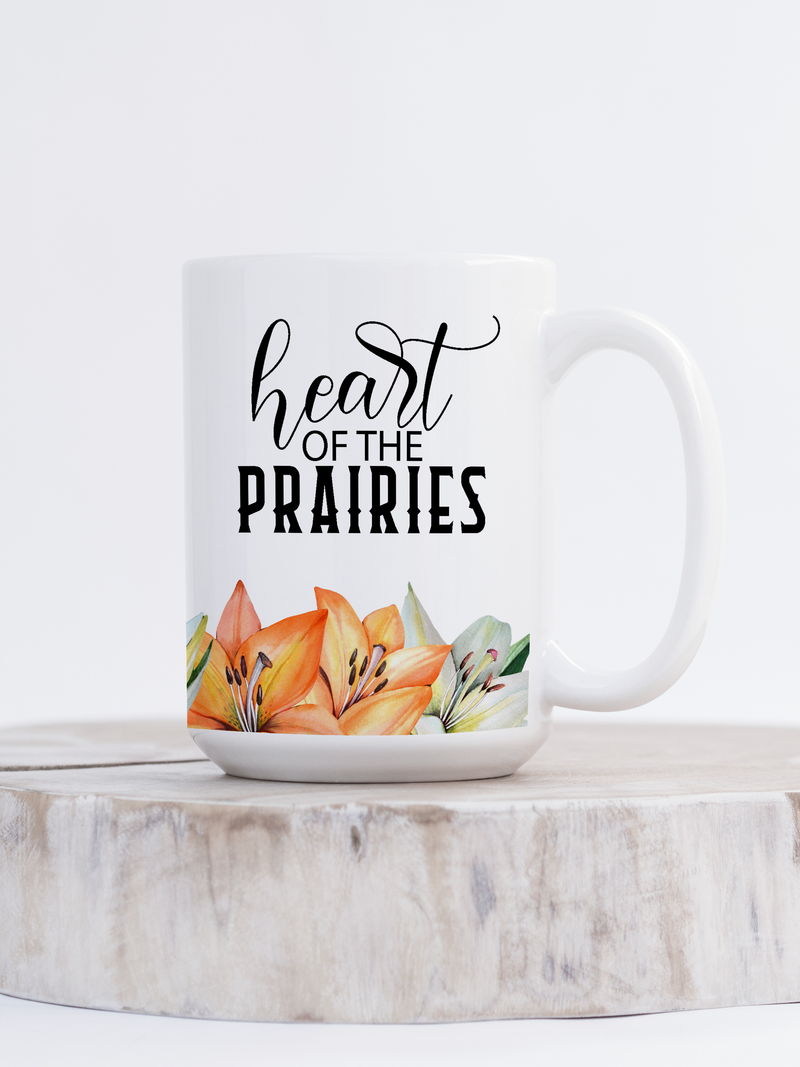 Heart of the Prairies Ceramic Mug | Saskatchewan Mug-1