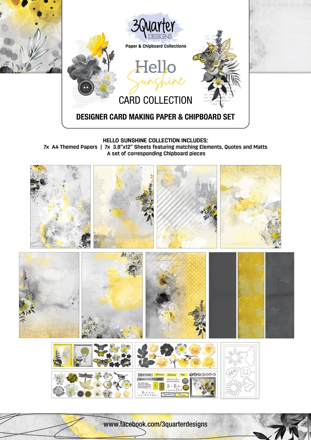 3Quarter Designs Hello Sunshine Card Collection-1