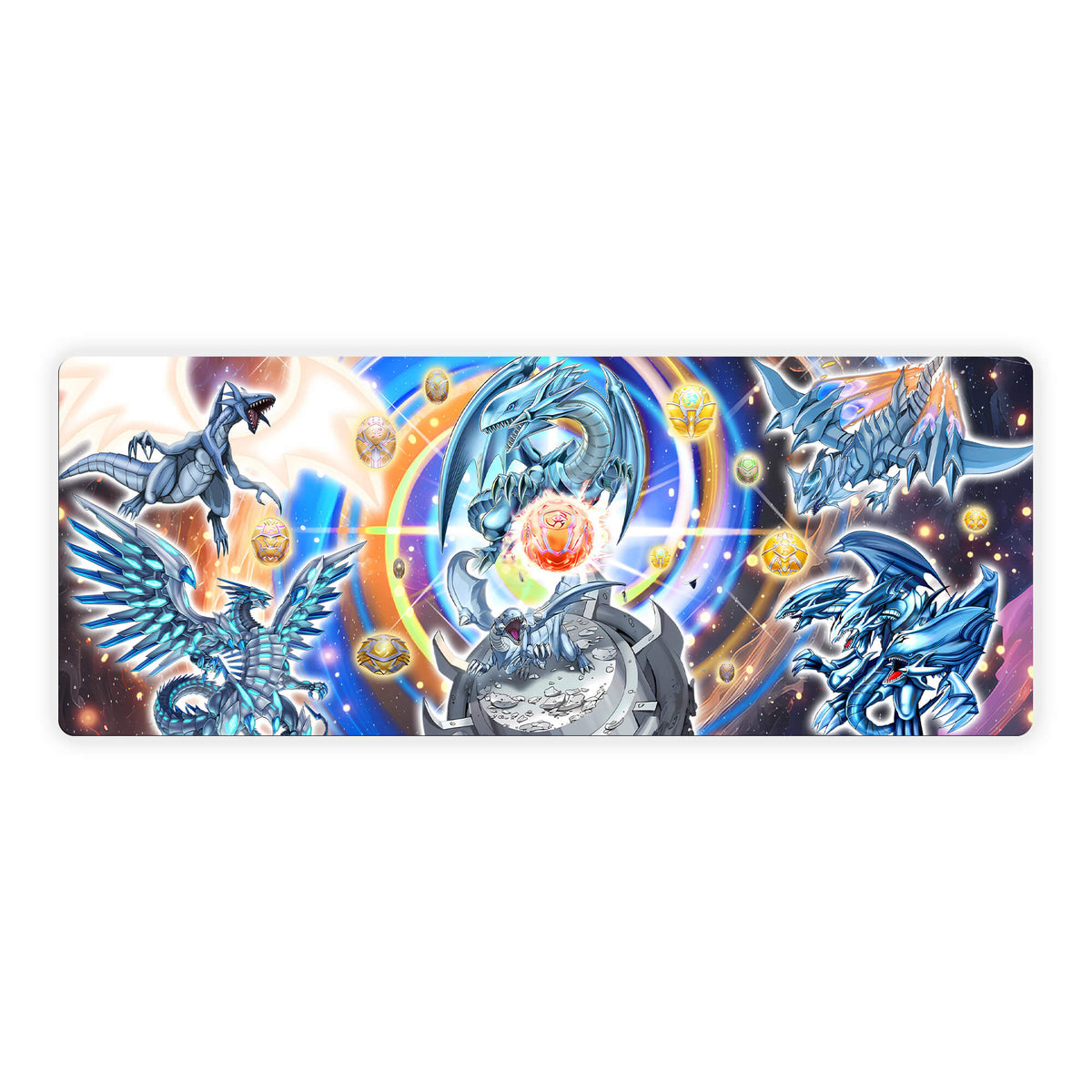 Heratic Seals Blue Eyes White Dragon Mouse Pad-2