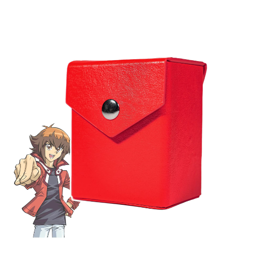 Hero Red Deck Box + Belt Loop - Hard Shell Faux Leather-1