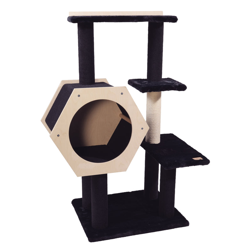 Hexagon House - 4-Level Cat Tree-3