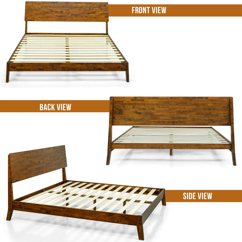 Base de Cama de Madera Maciza Serenity-15