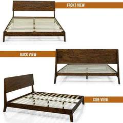 Base de Cama de Madera Maciza Serenity-6