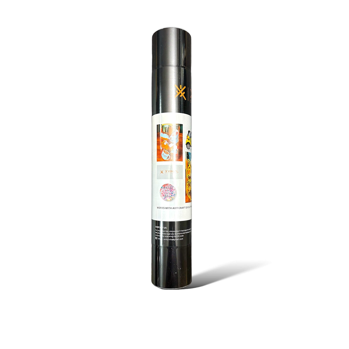 XVinyl Pro Black Gloss Permanent Adhesive Vinyl with PET Backing-4