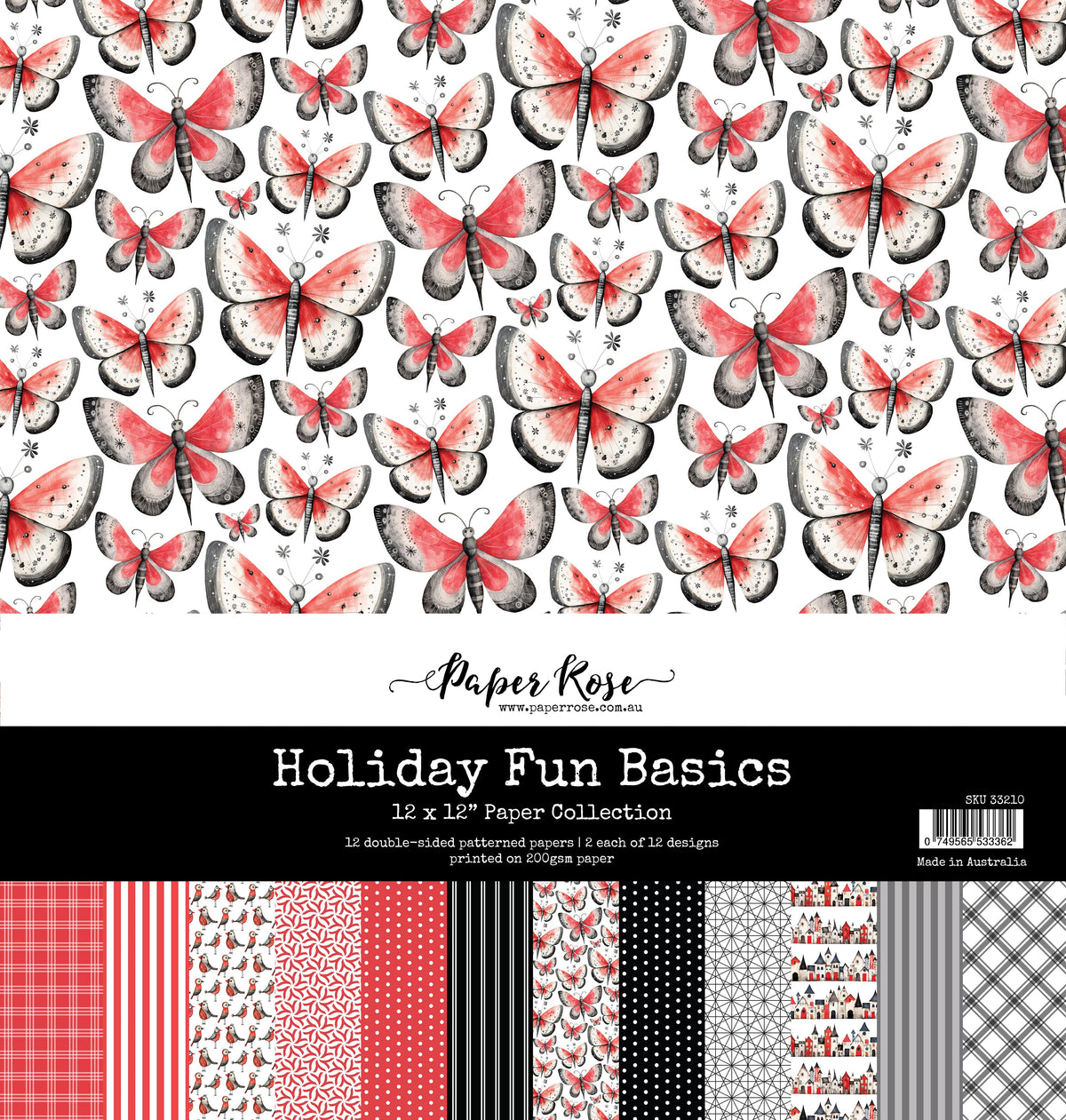 Holiday Fun Basics 12x12 Paper Collection 33210-1