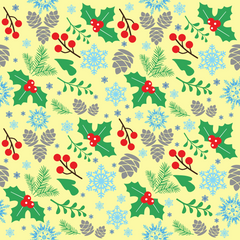 Craft HTV  Holly Berries - Christmas Pattern 1-1