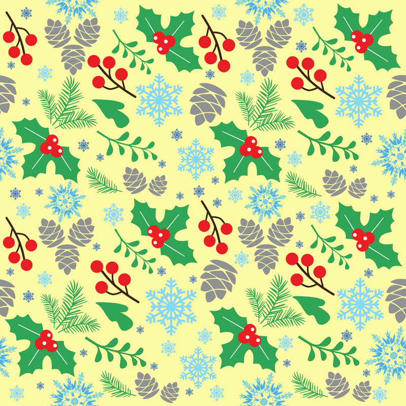Craft HTV  Holly Berries - Christmas Pattern 1-1