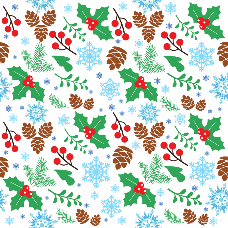 Craft HTV  Holly Berries - Christmas Pattern 2-1