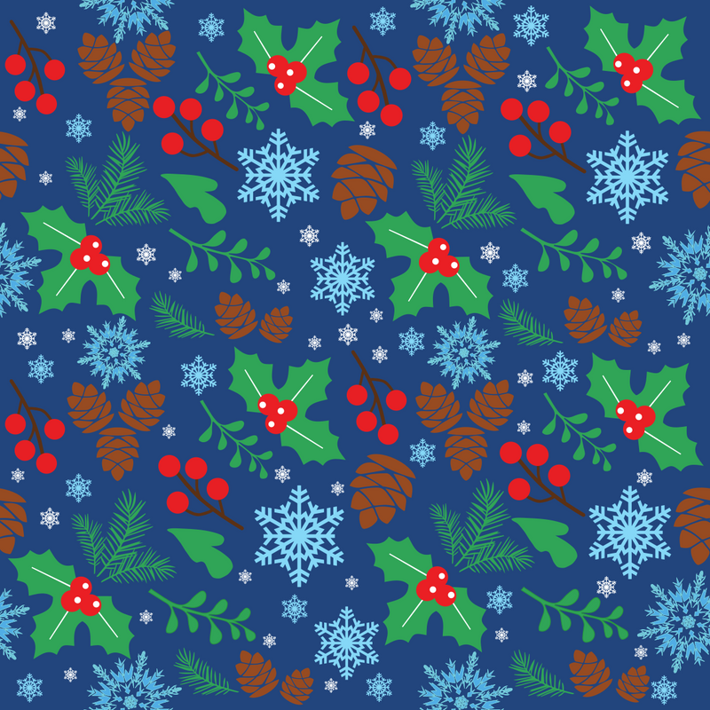 Craft HTV  Holly Berries - Christmas Pattern 4-1