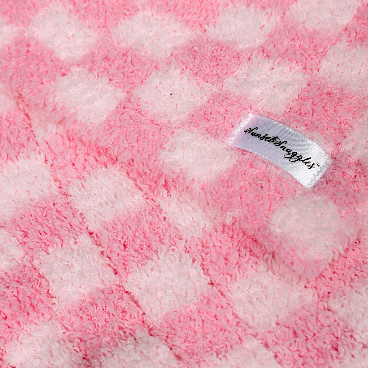Cotton Candy Check Print Lovey-8