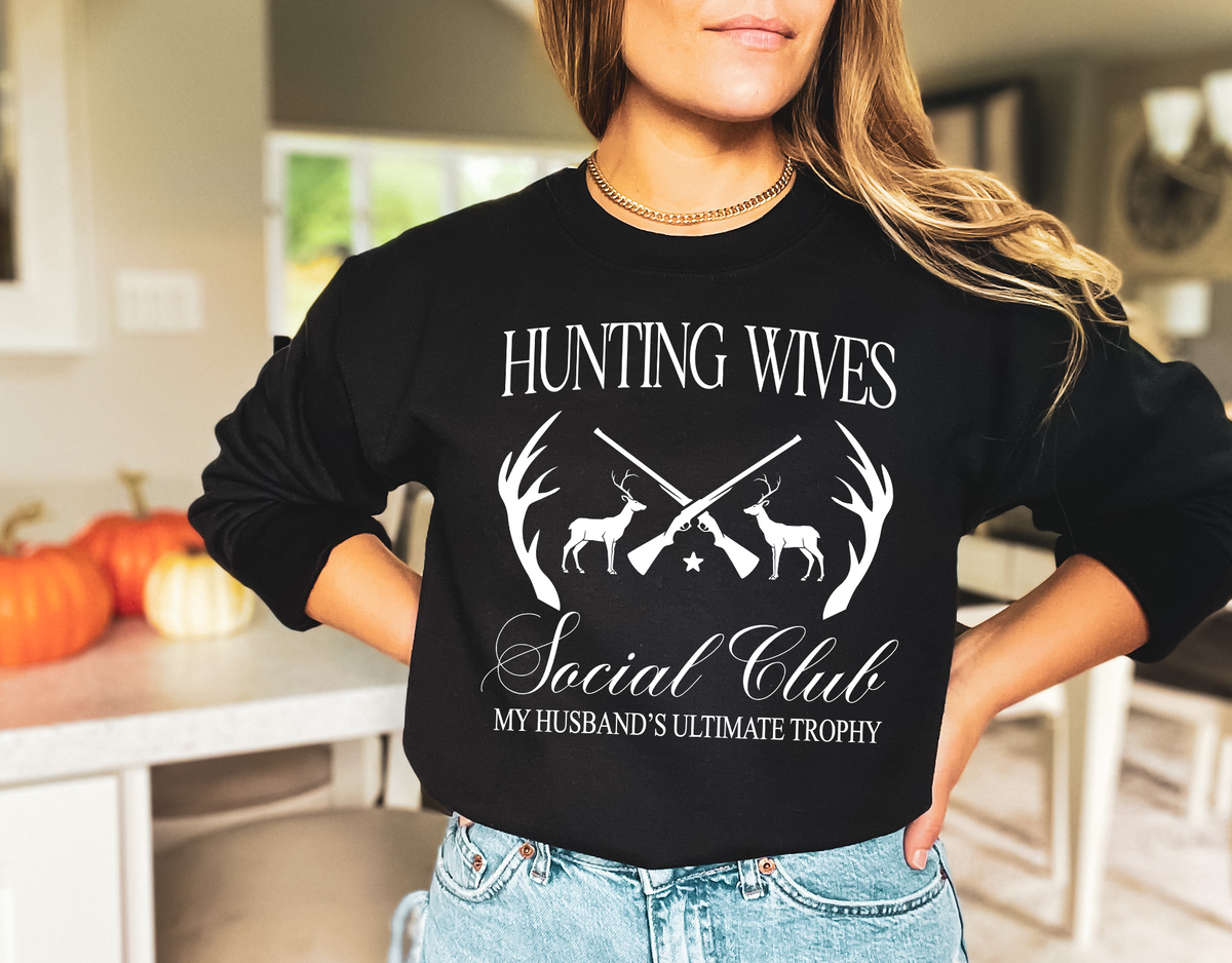 Hunting Wives Social Club Unisex Crewneck-2