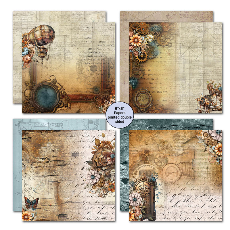 3Quarter Designs Invention Age 6x6 Paper Pack-3