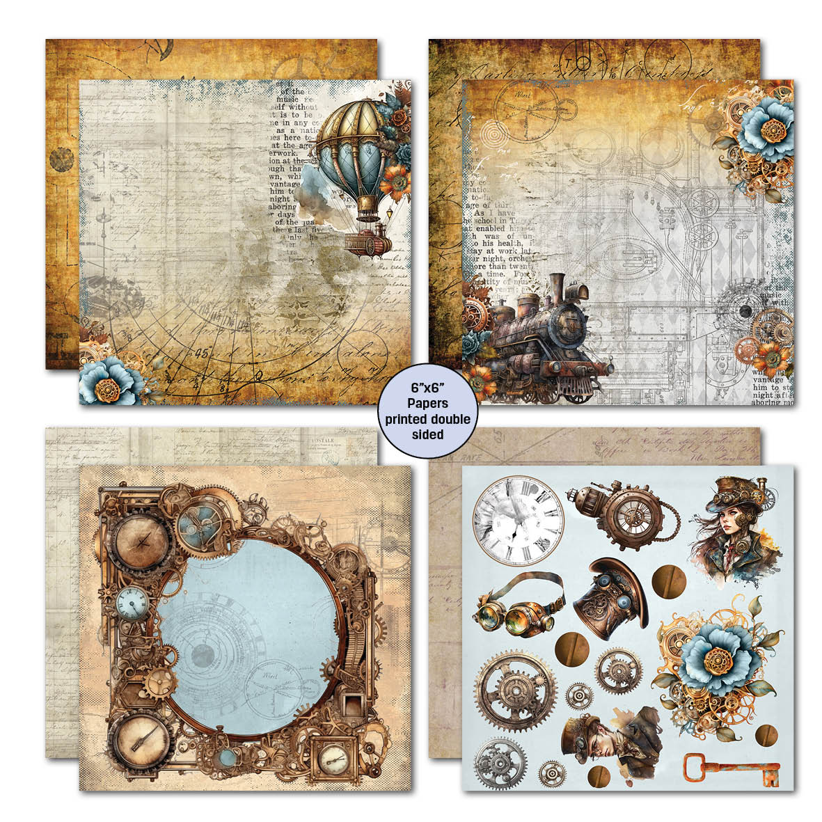 3Quarter Designs Invention Age 6x6 Paper Pack-4
