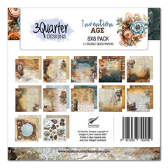 3Quarter Designs Invention Age 8x8 Paper Pack-1