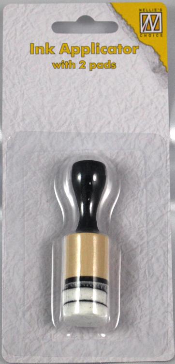 Nellie's Choice - Small Ink Applicator With 2 Pads 2Cm (Dauber Dowel Small)-2