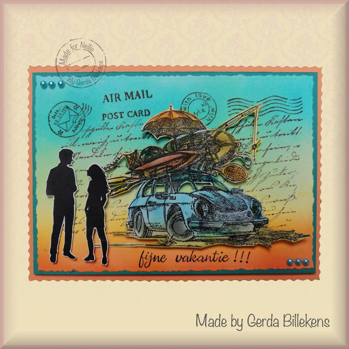 Nellie's Choice Clear Stamp Silhouette Teenagers Series A Date-5