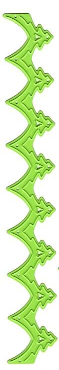 Interlace Border Dies - Christmas Flowers-2