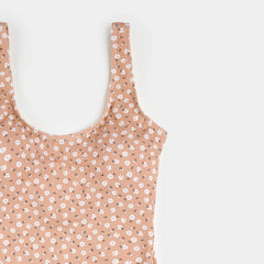 Ditsy Daisies Print Women's One-Piece Swimsuit | Petit Lem-5