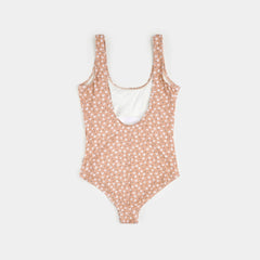 Ditsy Daisies Print Women's One-Piece Swimsuit | Petit Lem-4