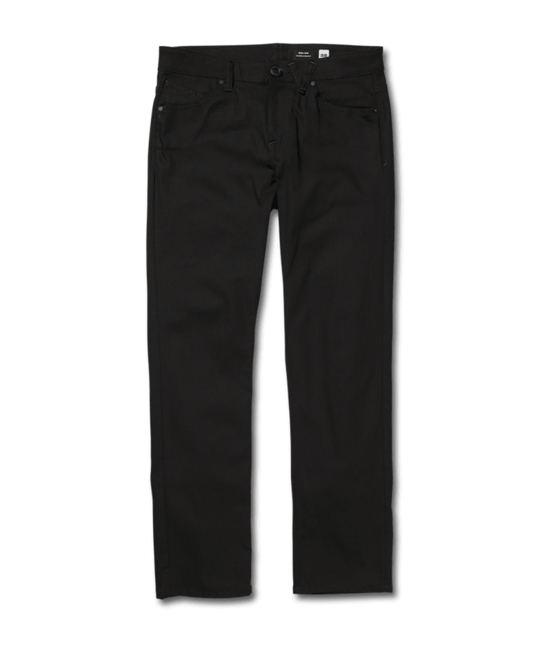 Volcom 'Solver' Jeans - Black On Black-1