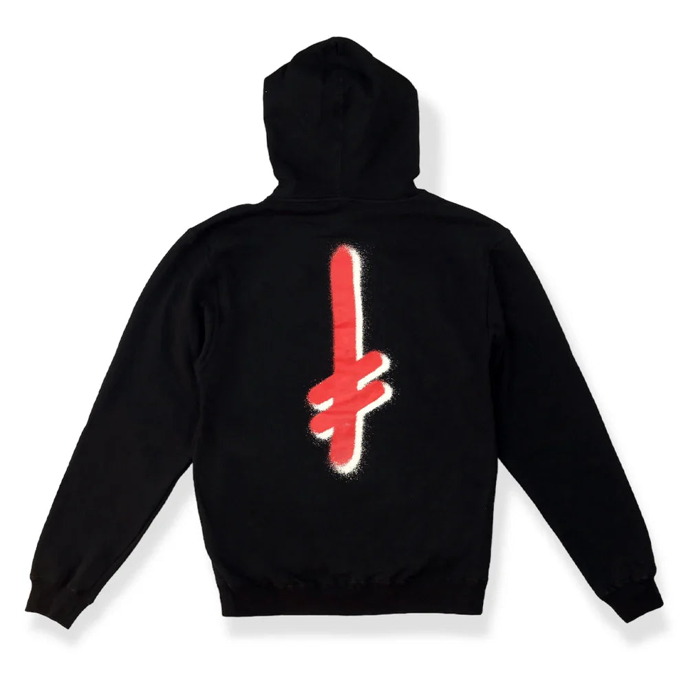 Deathwish 'The Truth' Hoodie - Black/Red-2