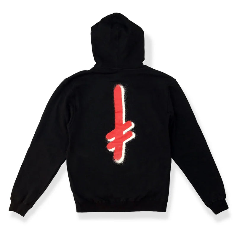 Deathwish 'The Truth' Hoodie - Black/Red-2