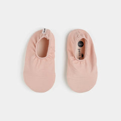Rose Quartz Ribbed Swim Slippers | Petit Lem-1