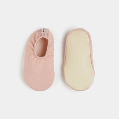Rose Quartz Ribbed Swim Slippers | Petit Lem-2