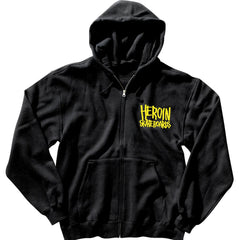 Heroin Skateboards 'Teggxas Chain' Hoodie - Black-1