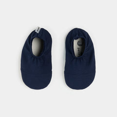 Dress Blues Ribbed Swim Slippers | Petit Lem-1