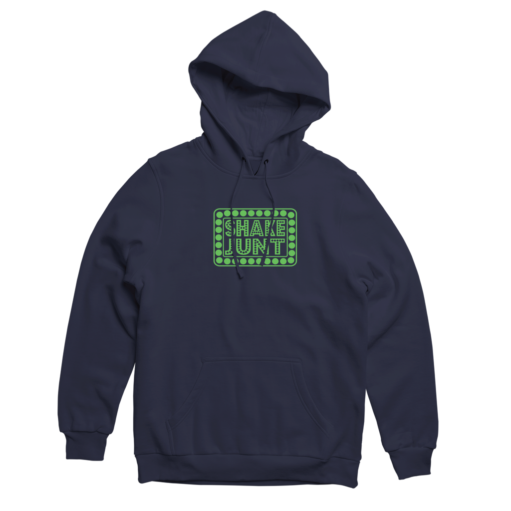 Shake Junt 'Box Logo' Hoodie - Navy/Green-1