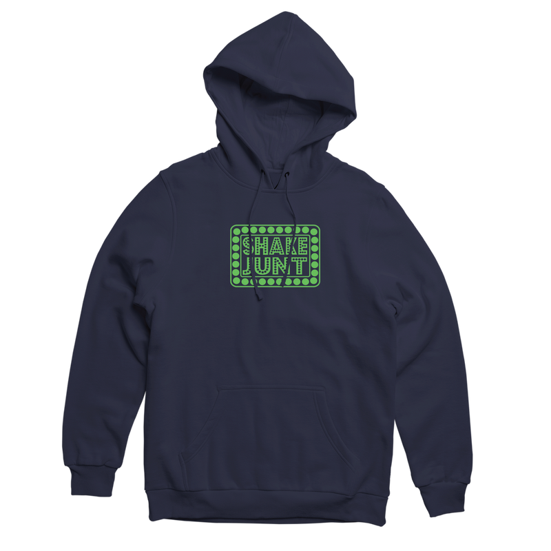 Shake Junt 'Box Logo' Hoodie - Navy/Green-1
