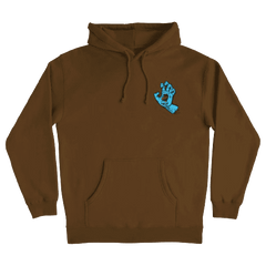 Santa Cruz 'Screaming Hand' Hoodie - Brown-1