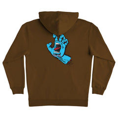 Santa Cruz 'Screaming Hand' Hoodie - Brown-2
