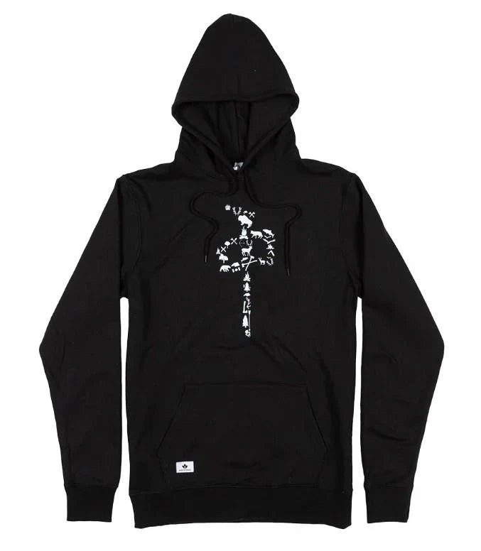 Red Dragon 'Chung National' Hoodie - Black-1
