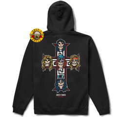Primitive 'Guns N' Roses Cross' Hoodie - Black-2